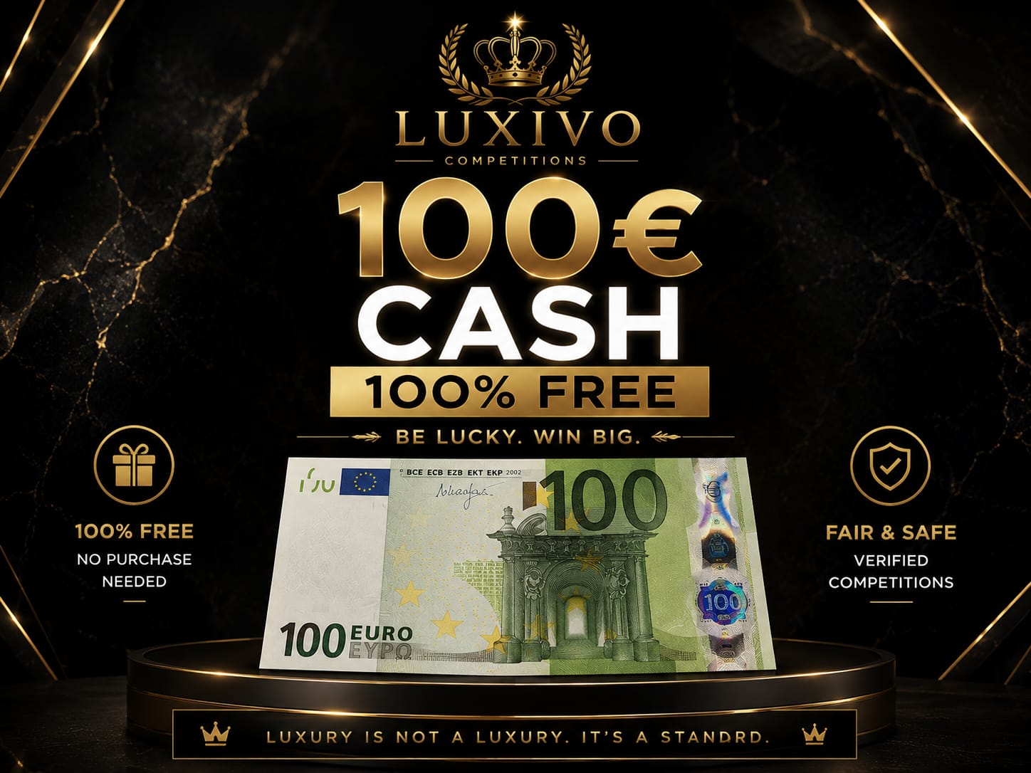 100€ CASH FREE