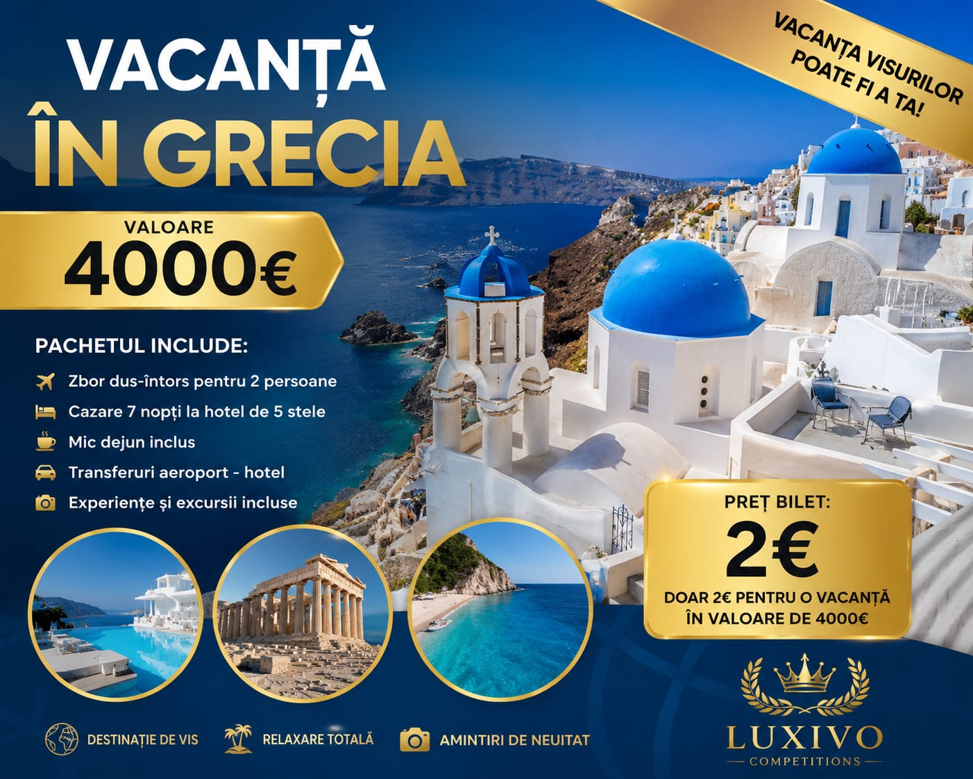🏝️ VACANȚĂ DE VIS ÎN GRECIA